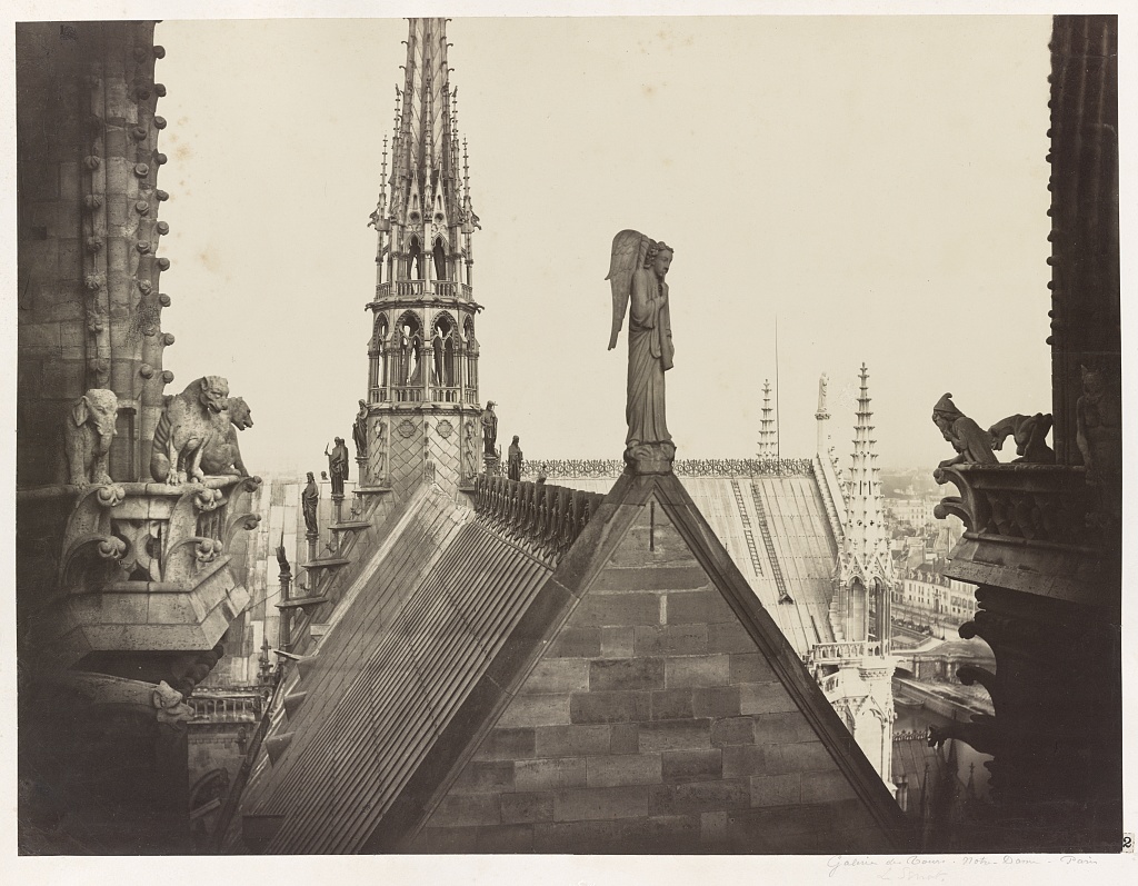 Notre Dame de Paris - Photograph by Charles Marville